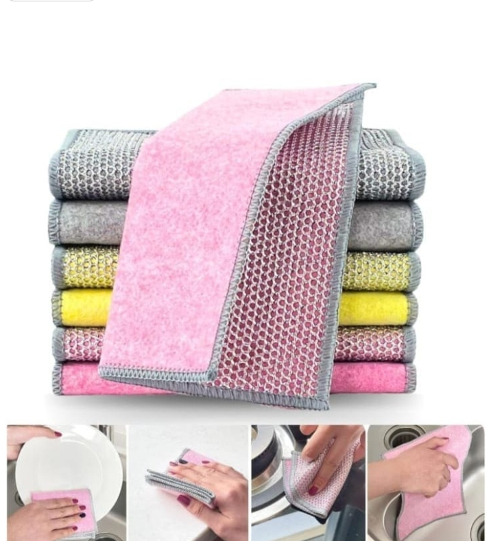 Double Layer Scrubber Jali - 5 Pcs Set
