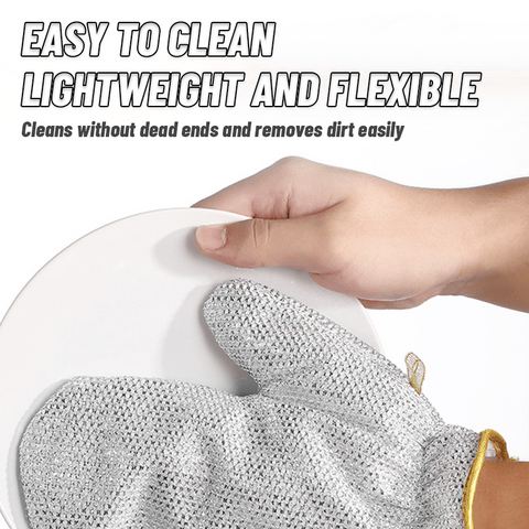 Silver Dishwashing Gloves